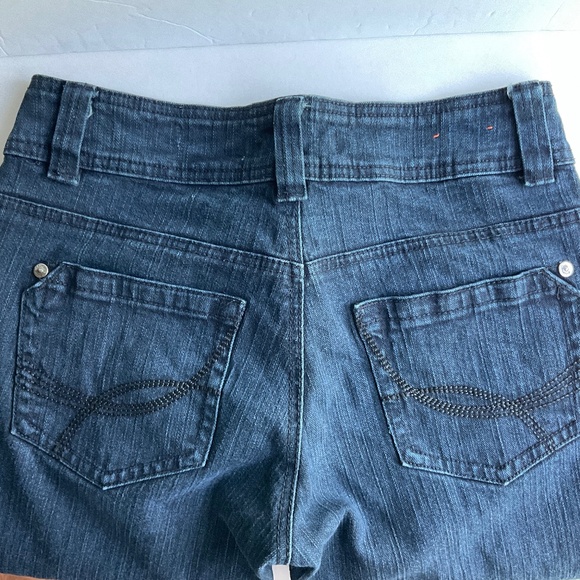 Shimmy Skinny Flare Low Rise Stretch Denim Jeans Black-Washed Sz EU 38 … - Picture 3 of 13